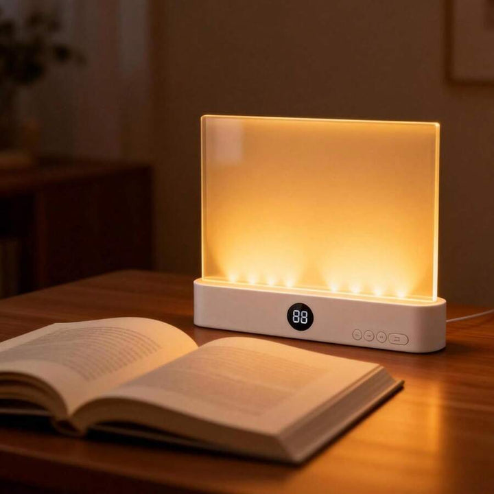 2-in-1 LED Boeklamp & Nachtlampje Oogvriendelijk Leeslicht, USB-Oplaadbaar